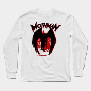 Mothman the lagend of moth Long Sleeve T-Shirt